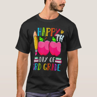 T-shirt 100 jours mignons de 3e année Joyeux 100e jour de
