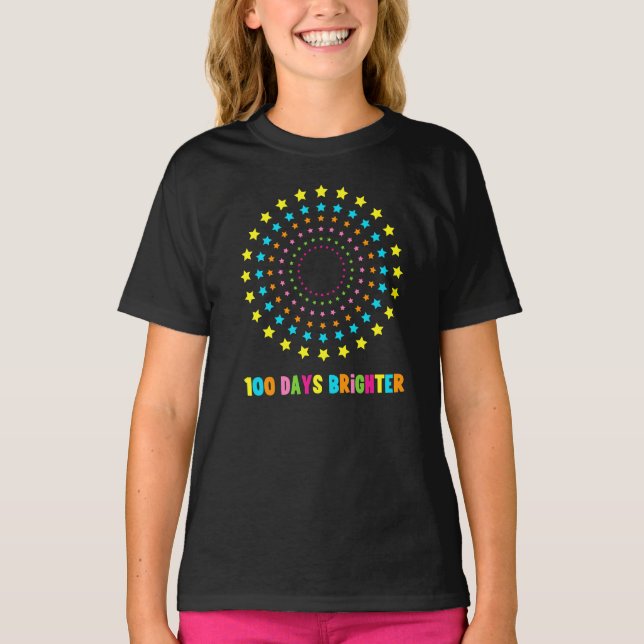 T-shirt 100 Jours Plus Brighton 100E Jour D'École (Devant)