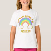 100 Jours plus clair Arc-en-ciel mignon 100 Jours