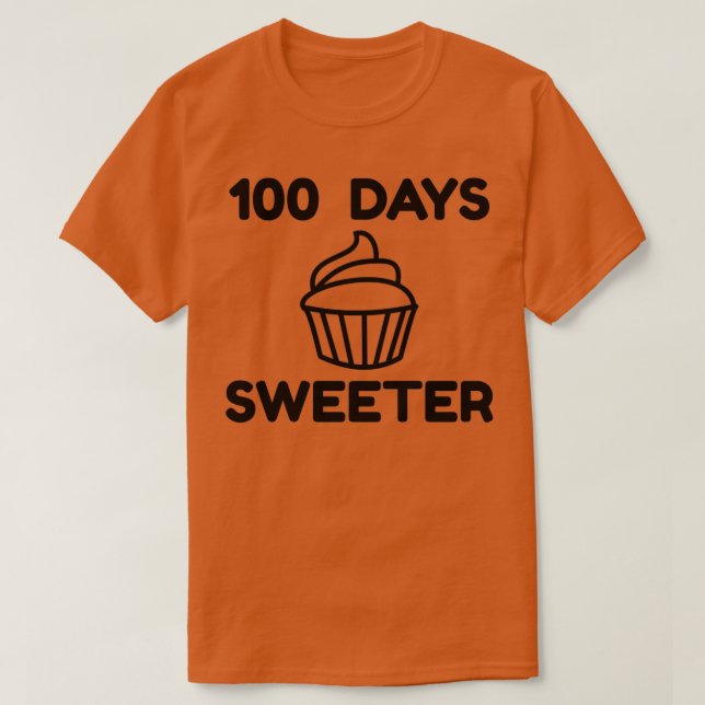 T-shirt 100 Jours Plus Doux 100 Jours D'École 5 (Design devant)