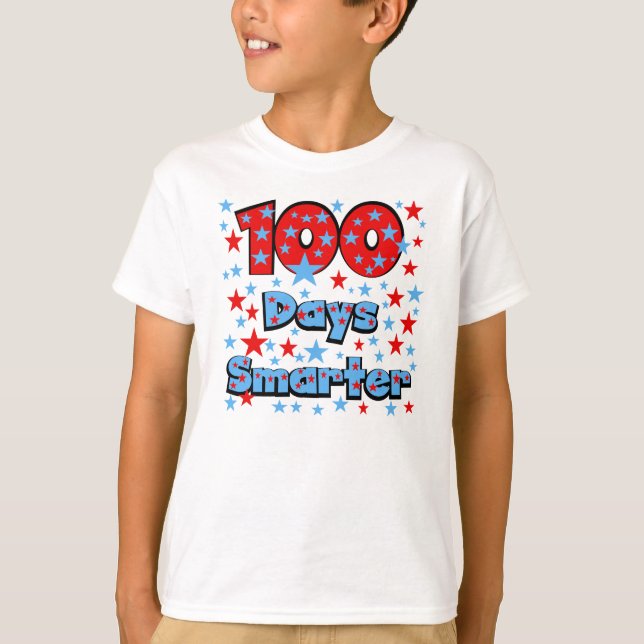 T-shirt 100 jours plus intelligent (Devant)
