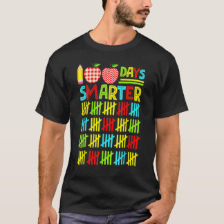 T-shirt 100 Jours Plus Intelligent Joyeux 100ème Jour D'Éc