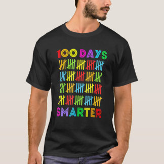 T-shirt 100 Jours Plus Intelligent Joyeux 100ème Jour D'Éc