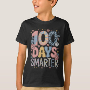 T-shirt 100 Jours Plus Intelligents Jour 100 De L'école En