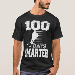 T-shirt 100 jours plus intelligents Sports de hockey 100e