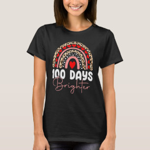 T-shirt 100 Jours Plus Lumineux Joyeux 100ème Jour D'École