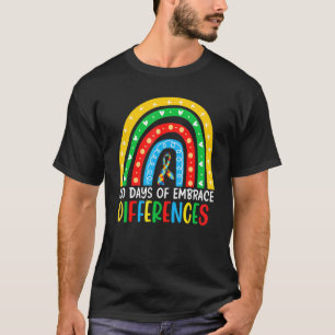 T-shirt 100 jours pour embrasser les différences Sensibili