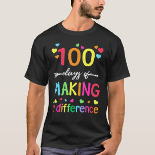 T-shirt 100 jours pour faire la différence 100e jour d'éco
