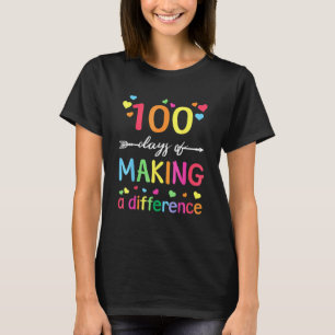 T-shirt 100 jours pour faire la différence 100e jour d'éco