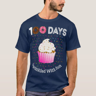 T-shirt 100 jours saupoudrés de plaisir drôle 100 jours de
