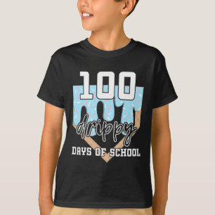 T-shirt 100 Jours Sèches De L'École Vendre De La Crème De 