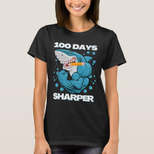 T-shirt 100 Jours Sharper Shark Plaisir 100 Jours D'École