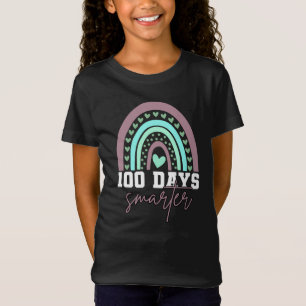 T-Shirt 100 Jours Smarter 100e Jour de l'école mignonne Ar