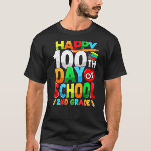 T-shirt 100 Jours Smarter 2e année 100e jour de l'école 2e