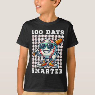 T-shirt 100 Jours Smarter Baseball Bat 100 Jours D'École