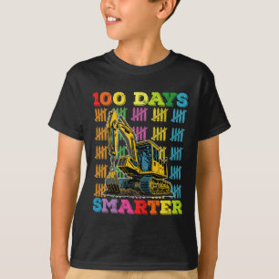 T-shirt 100 Jours Smarter Excavator 100e Jour De L'École