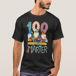 T-shirt 100 Jours Smarter Gnome 100e Jour De L'École 2023
