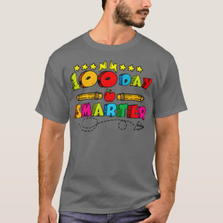 T-shirt 100 Jours Smarter Joyeux 100E Jour D'Étudiant