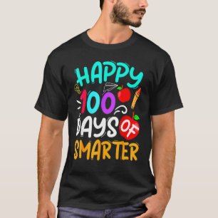 T-shirt 100 Jours Smarter Pour Les Enseignants Enfants Joy