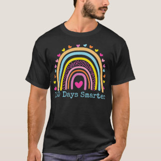 T-shirt 100 Jours Smarter Rainbow 100 Jour D'École
