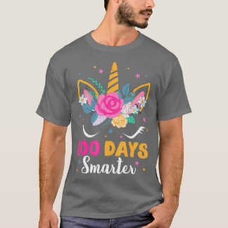 T-shirt 100 Jours Smarter Unicorn 100 Jours D'École 100ème