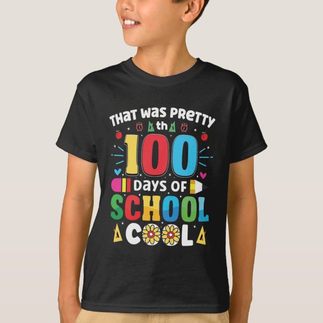 T-shirt 100 Jours, Une Chemise D'École (Devant)