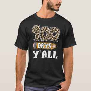 T-shirt 100 Jours Vous Leopard Joyeux 100E Jour D'École