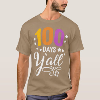 T-shirt 100 Jours Yx27all Funny 100ème Jour De Chemise D