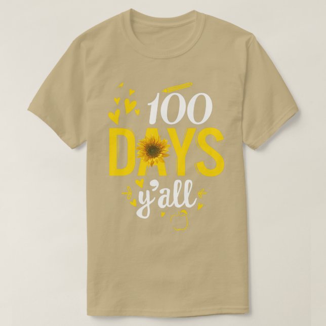 T-shirt 100 Jours Yx27all Funny 100ème Jour De Chemise S (Design devant)