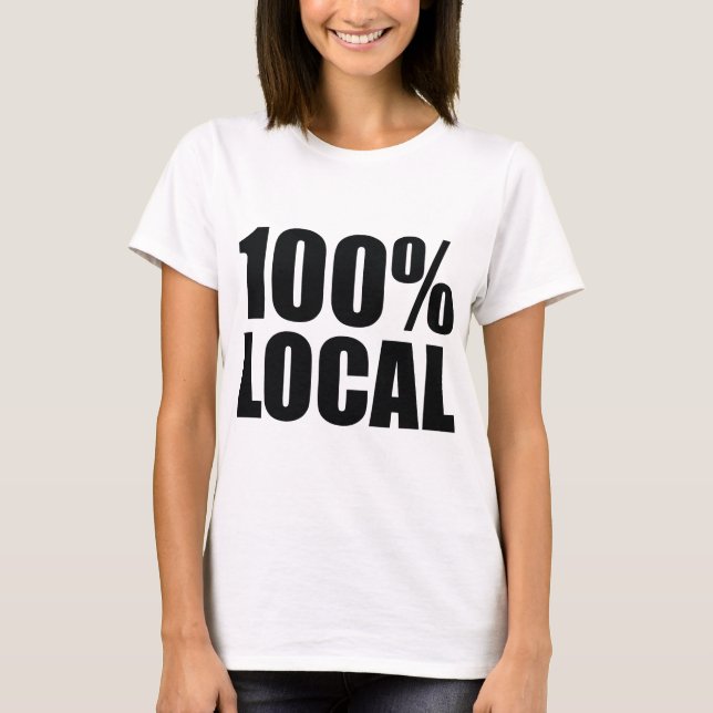 T-shirt 100 % local (Devant)