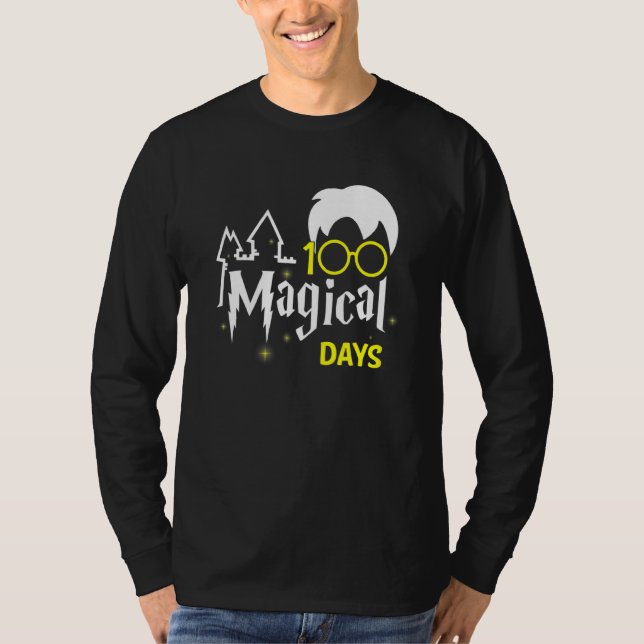 T-shirt 100 Magical Days Wizard 100th Days Of School Teac (Devant)