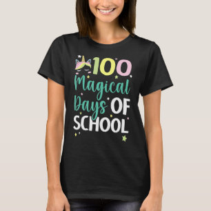 T-shirt 100 Magie Des Jours De L'École Unicorne 100 Jours