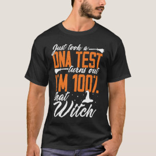 T-shirt 100 maillot de sorcière mignon pour les filles