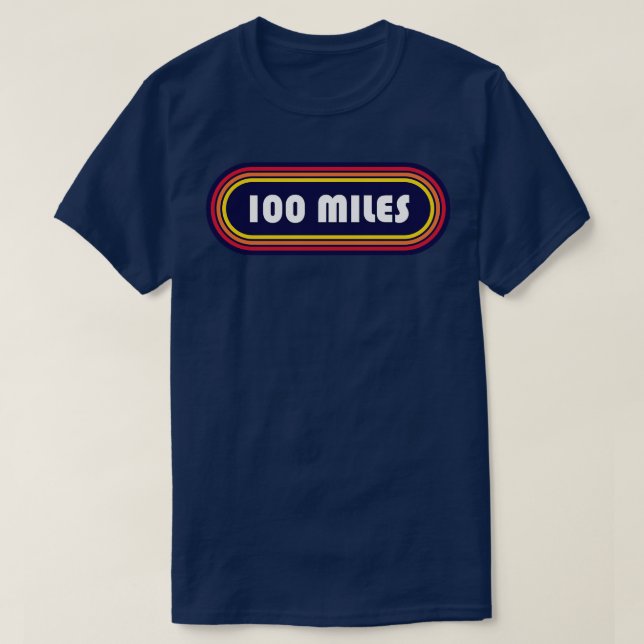 T-shirt 100 Mile Trail et Ultra Running Oval (Design devant)