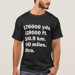 T-shirt 100 miles course Ultra marathon