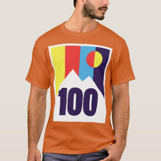 T-shirt 100 Miles Sunset Mountain