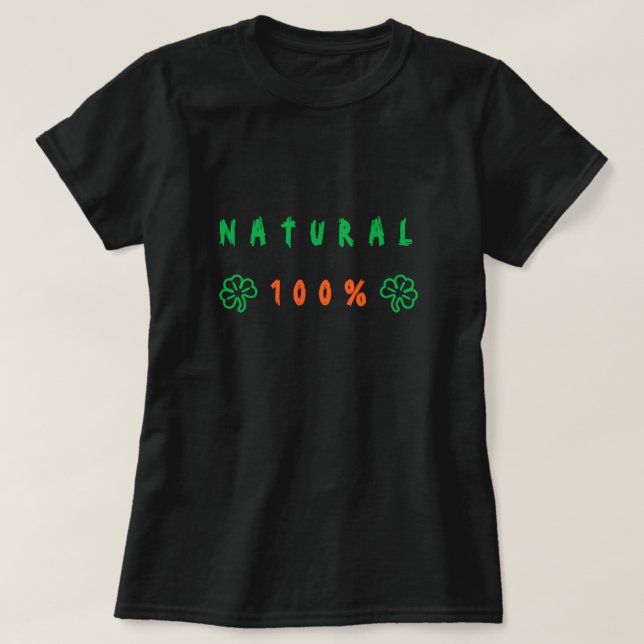 T-Shirt 100% Naturel - Moderne (Design devant)
