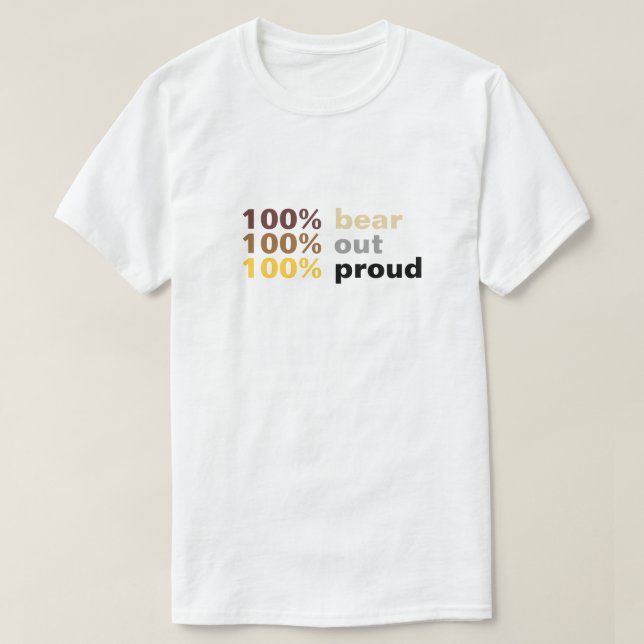 T-shirt 100% Ours (Design devant)