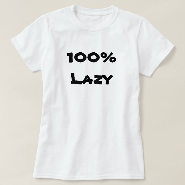 T-shirt 100 % pâle (Design devant)