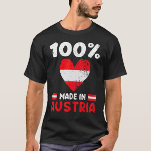 T-shirt 100 Percent Made In Austria Austrian Boys