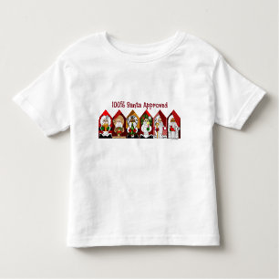 T-shirt 100% Père Noël Approuvé Noël Toddler