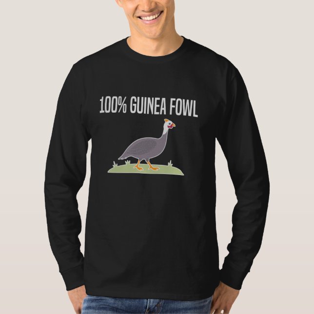 T-shirt 100 Pintade Poulet Oiseau (Devant)