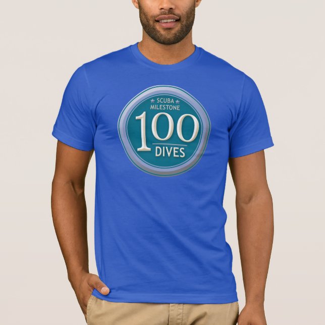 T-shirt 100 plongées (Devant)