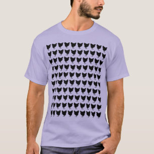 T-shirt 100 poulets - Noir