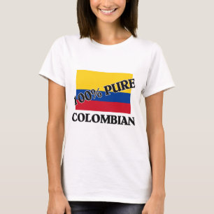 T-shirt 100 pour cent de COLOMBIEN