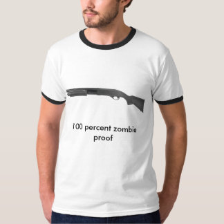T-shirt 100 pour cent de preuve de zombi
