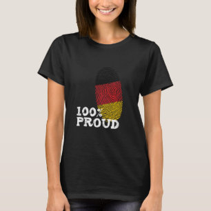 T-shirt 100 Proud Allemagne marque d'empreinte pour Proud
