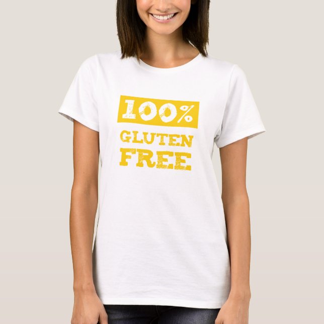T-shirt 100% sans gluten (Devant)