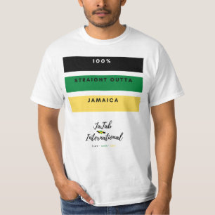 T-shirt 100% Straight Outta Jamaica