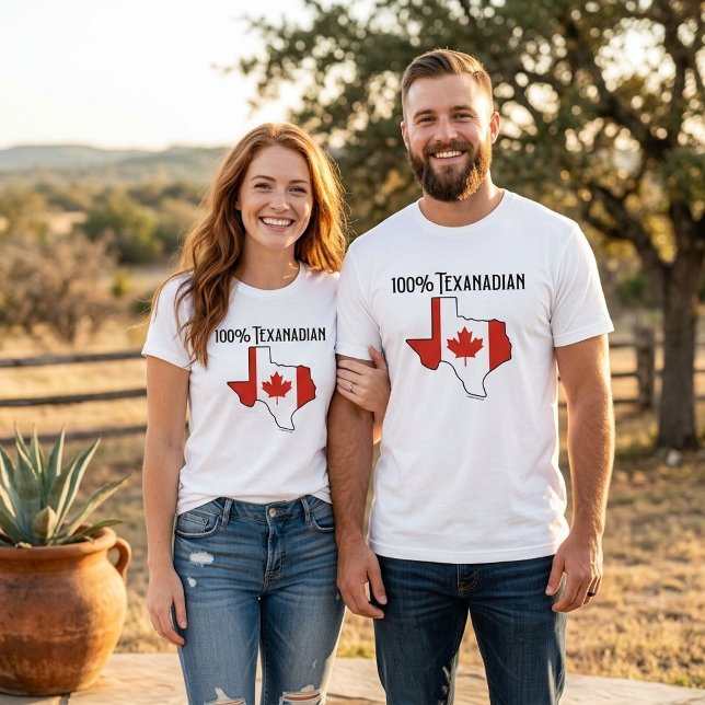 T-Shirt 100% Texanadien (Créateur téléchargé)
